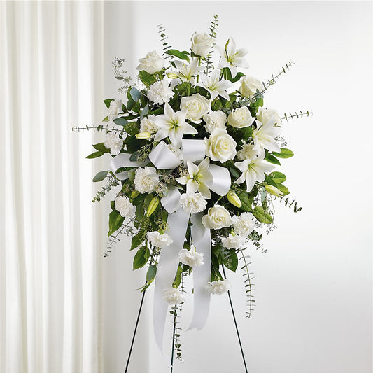 With Care Standing Spray –  Heaven Sent Florist, El Paso TX