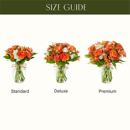 Apricot Glow Bouquet –  Heaven Sent Florist, El Paso TX