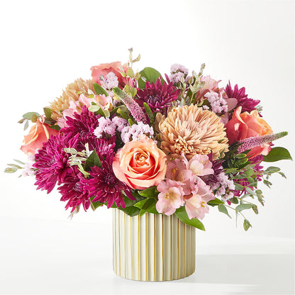 Berry Cobbler Bouquet with Ivory Vase –  Heaven Sent Florist, El Paso TX