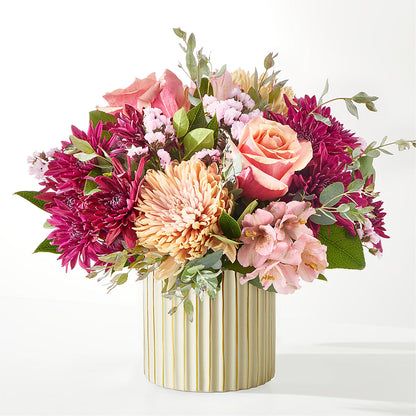 Berry Cobbler Bouquet with Ivory Vase –  Heaven Sent Florist, El Paso TX
