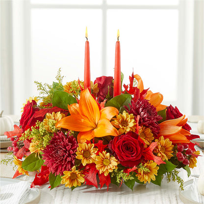 Autumn's Embrace Centerpiece –  Heaven Sent Florist, El Paso TX