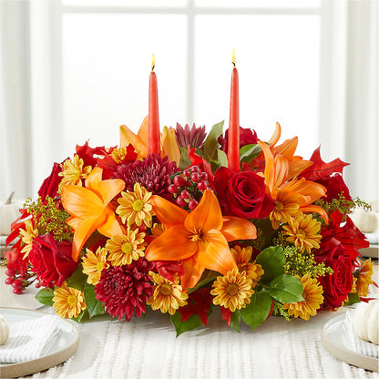 Autumn's Embrace Centerpiece –  Heaven Sent Florist, El Paso TX