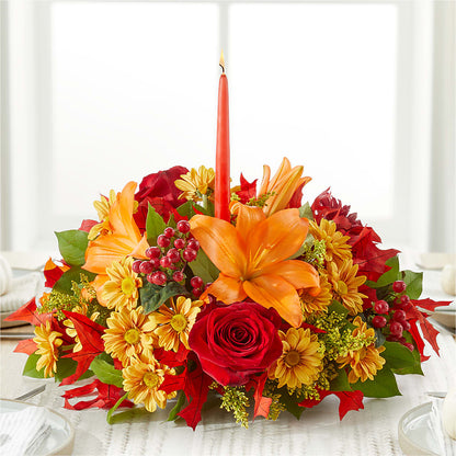 Autumn's Embrace Centerpiece –  Heaven Sent Florist, El Paso TX