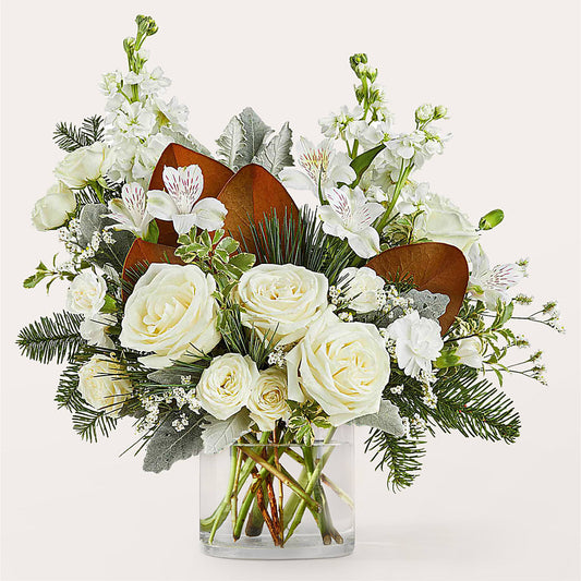 Fresh Snowfall Bouquet –  Heaven Sent Florist, El Paso TX