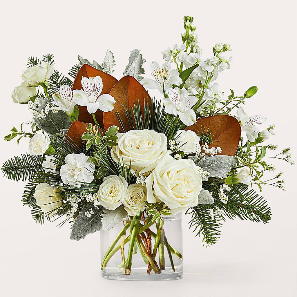 Fresh Snowfall Bouquet –  Heaven Sent Florist, El Paso TX