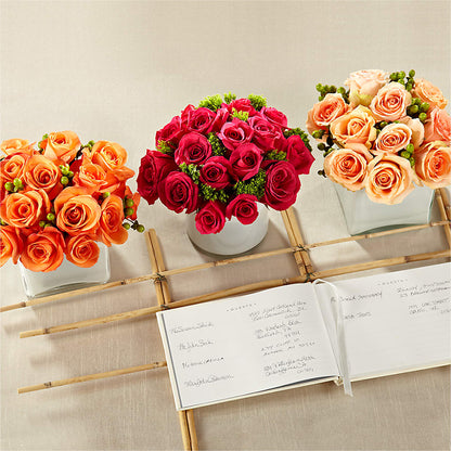 Dawn Rose Centerpiece –  Heaven Sent Florist, El Paso TX
