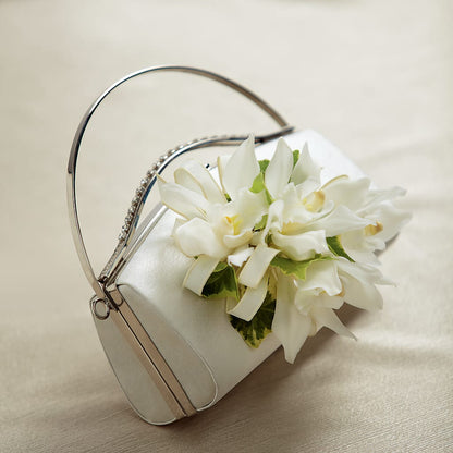White Purse Decor –  Heaven Sent Florist, El Paso TX