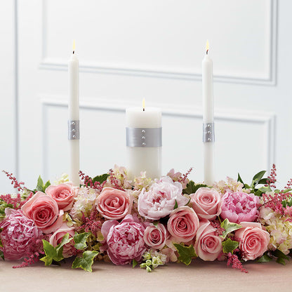 Worldwide Romance Unity Candle Arrangement –  Heaven Sent Florist, El Paso TX